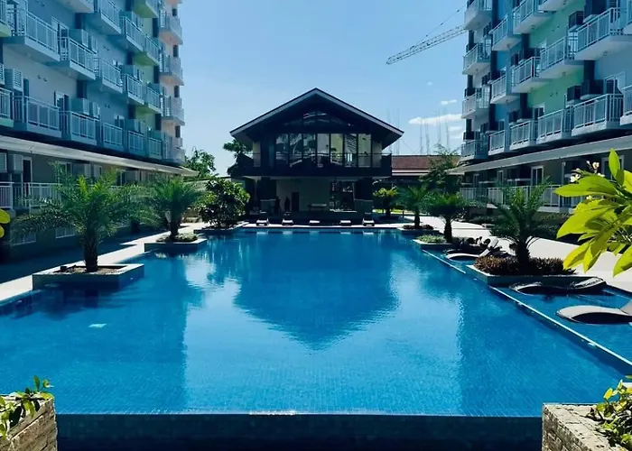 Aparthotel Cozy Staycation Amani Grand Residences Near Cebu Airport With Pool & Gym , Free Wifi 3*